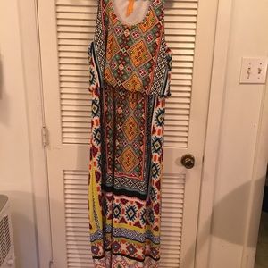 Aztec Print Magic Maxi Dress